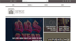 Desktop Screenshot of detroitmusicmag.com